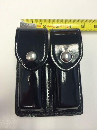 Law enforcement duty belt dual cartridge holder for sale
