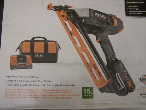 ridgid 18v finish nailer