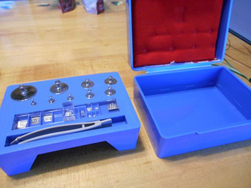 fisher Scale Balance Weight Calibration Set 1mg -100g 21 pc x cond troemner nbs
