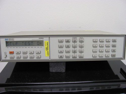 Hp agilent 3488a switch control unit (tested) for sale