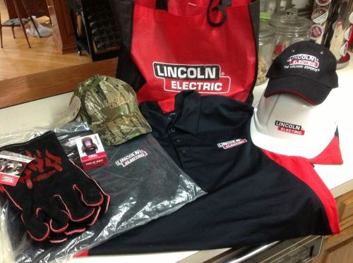 Lincoln electric shirt / welding jacket / goodie bag assessories -save $50.00+ for sale