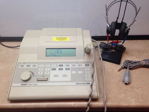 Welch Allyn TM262 V4 Audiometer/Tympanometer Combo w/ Current Calibration Cert.