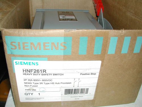 Siemens hnf261R Heavy Duty Safety Switch