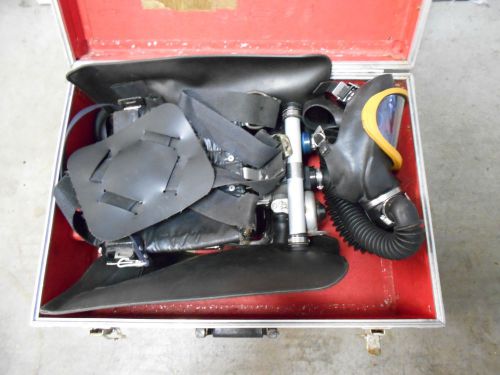 CANADIAN NAVY MSA CHEMOX A4 OXYGEN BREATHING APPARATUS IN CASE