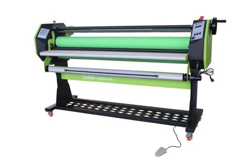 LARGE 63&#034; WIDE single sided HOT and COLD laminator