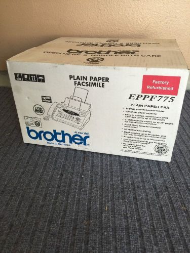 Brother EPPF775 Plain Paper Facsimile w/ Phone &amp; Copier