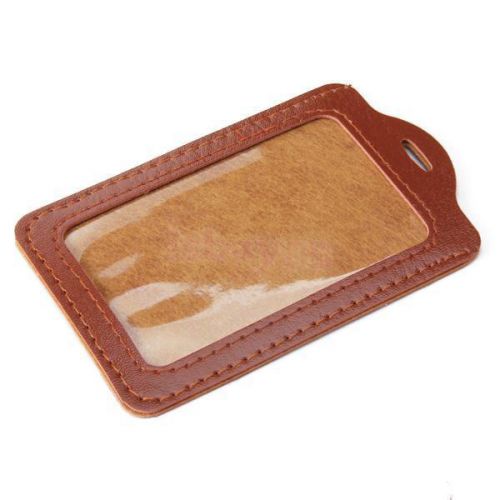 Factory Students ID Business Card Holder Leather Trim