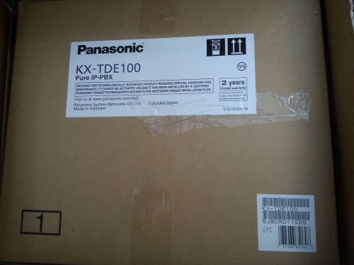Panasonic KX-TDE100 IP-PBX Telephone System Cabinet,NEW With MPR and Registered