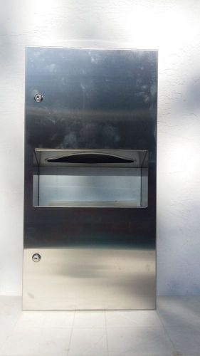 Paper Towel/Waste Model 64623, Stainless Steel, Reccessed Mounted