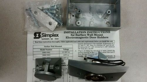 SIMPLEX 2088-9582 WALL ELECTROMAGNETIC DOOR HOLDER NIB!