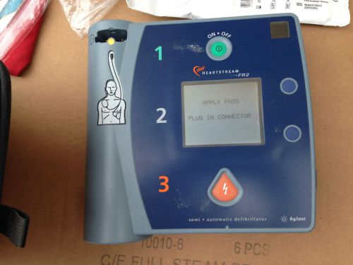 Philips Agilent Heart Start Stream onsite defibrillator with case