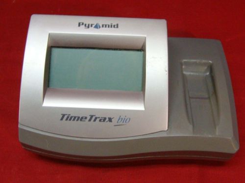POLYMID TIME TRAX BIOMETRIC FINGERPRINT TIME CLOCK TERMINAL MODEL TTBIO