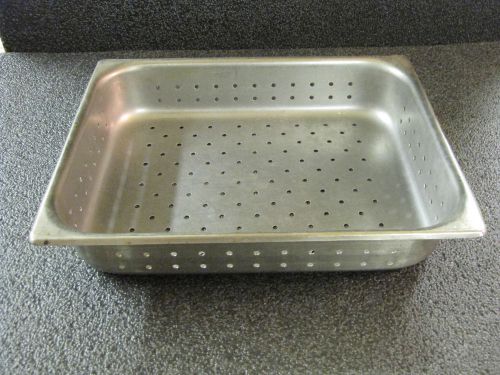 Steam Table Pan - 1/2 x 2&#034; - PERF - inserts - Heavy Duty