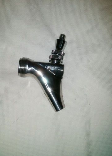 MICRO MATIC POLISHED STAINLESS STEEL BEER TAP FAUCET SS 304 FITTING HANDLE