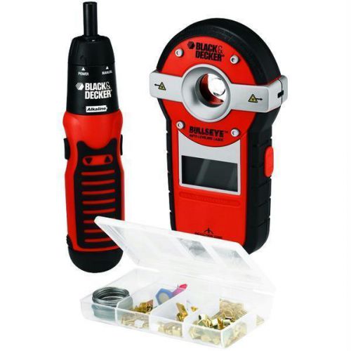 Black and decker bdl190s bullseye auto-leveling laser with stud sensor for sale