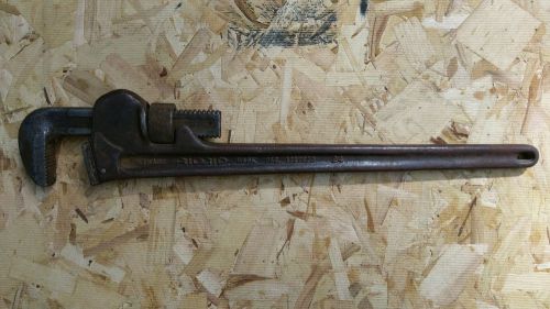 24&#034; steel ridgid pipe wrench made in the USA