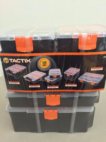Tactix  6-in-1 Plastic Tool Organizer Set  Black/Orange nice!