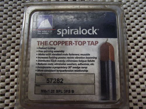 Spiralock tap m8-1.25spl 3sfb no. 57282 box of 6 pcs for sale