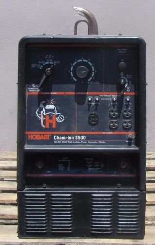 Hobart Champion 8500 Watt Generator Welder 16hp Onan Gas Engine lk miller bobcat