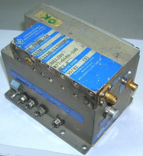 Frequency West 11130-11700Mhz Microwave Oscillator MS-76XOL-59 Brick