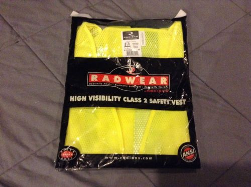 NEW SEALED 3X Radians Radwear High Visibility Safety Vest SV2ZGM