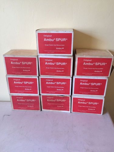 Lot of 10 Ambu Spur Adult Resuscitator Box of 10 New