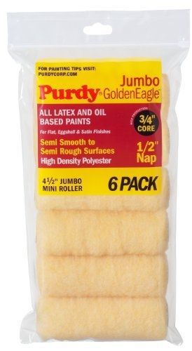 Purdy PURDY 140624623 4.5 x 1/2-Inch Roll Cover, 6-Pack