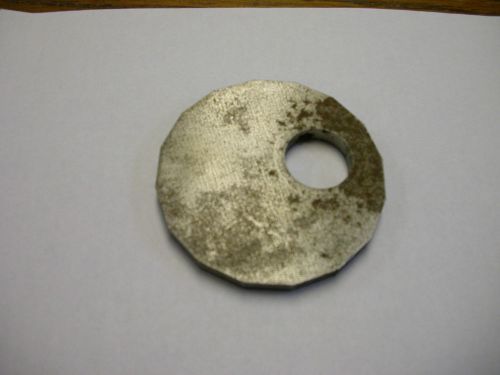 Steel Washer Eccentric Washer 2-1/2&#034; Diameter &amp; 1/4&#034; thick  with offset hole