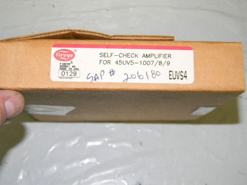 Fireye EUVS4 Self-Check Amplifier For 45UV5-1007/8/9 New in Box