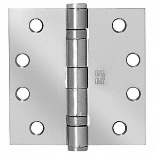 CRL Brite Chrome 4&#034; x 4&#034; Commercial Bearing Hinge 3 Pack with Screws CB426