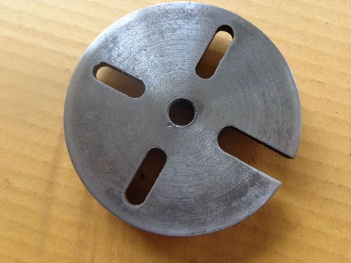 Face/drive plate 4-1/8&#034; round  with 1/2 by 20 threads per inch PN 218