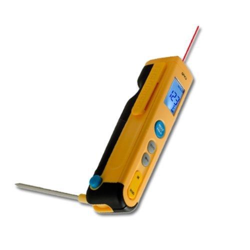 Fieldpiece spk3 folding rod dual temperature thermometer with 8:1 infrared gun for sale
