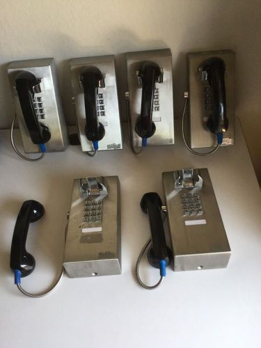 Lot Of 6 CEECO SSW-321-F-ACH12 STAINLESS STEEL SURFACE MOUNT TelePHONE