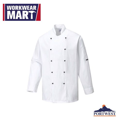 Chef Coat, Long Sleeved Unisex Cook restaurant equipment Portwest UC834