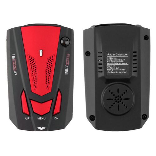 12v car voice alert led display radar detector v7 radar detector newest for sale