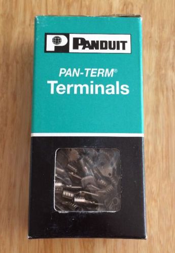 NEW 100 Panduit D14-250MB-C 16-14#AWG Pan-Term Male Terminals