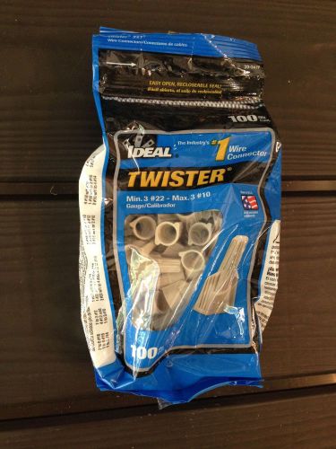 Ideal Twister Wire Connectors 341 Tan 100 Qty 30-341P