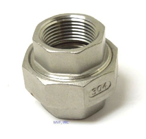 UNION 150# 304 STAINLESS STEEL 1/2&#034; NPT FITTING BREWING PIPE FITTING  &lt;749WH