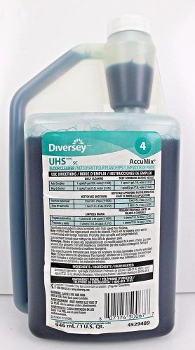 New Diversey UHS Accumix Super Concentrated Floor Cleaner - 32oz