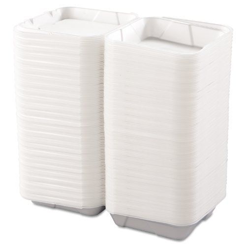 Boardwalk 0100 Snap-it Hinged Foam Carryout Containers, 1 Large Compartment,