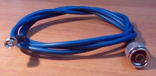 Lot of (50) RG-58A Super Low Loss Coax cable SMA M to N-Type M ~100cm connectors