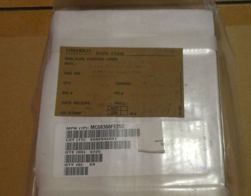 Qty 24 GSS / Array MC68360FE25C NEW ICs 68360 IC Still in sealed package