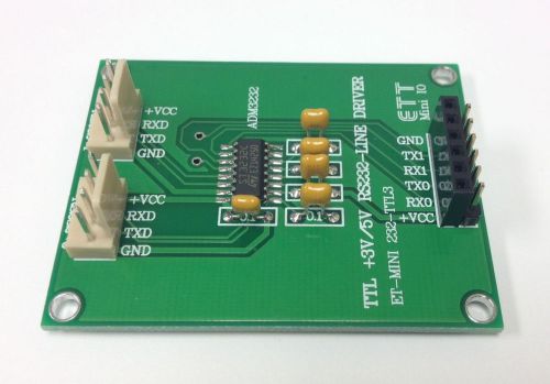 Mini RS232 TTL3 Line Driver With IC ADM3232 3V 5V Interface Board
