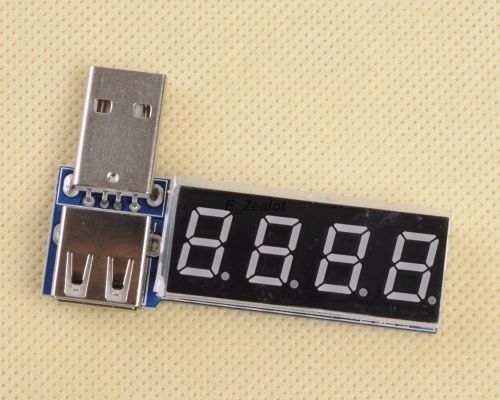 Usb voltage ammeter 4.5v-9.9v 0-3a volt-ammeter led display 4.5 v to 9.9 v for sale