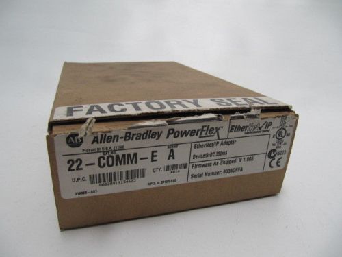 (NEW) Allen-Bradley PowerFlex Ethernet Adapter 22-COMM-E Series A