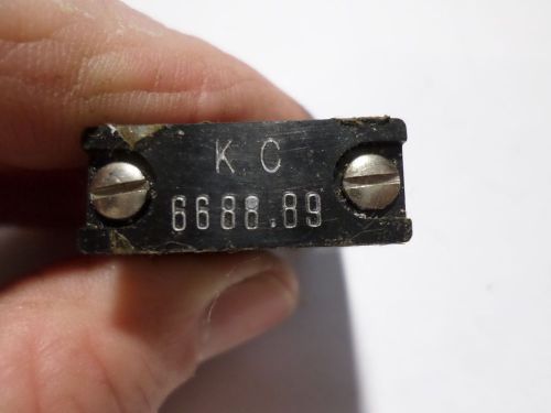 Vintage CR-1A/AR Radio Crystal 6688.89 KC