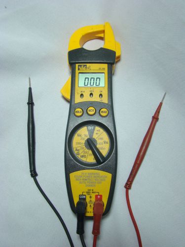 Ideal 61-702 1000v max 200 amp ac clamp meter multimeter free shipping for sale