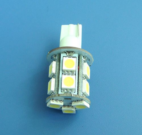 10pcs t10 159 161 bulb ac/dc12~24v 13-5050 smd led super bright, warm white for sale