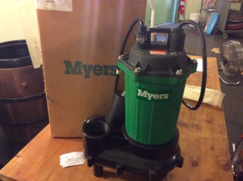 NEW MYERS CMV5A-11 SEWAGE PUMP .5HP 95  GPM SUBMERSABLE