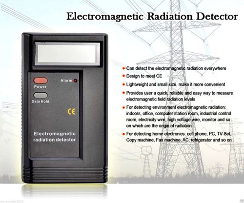 Radiation Detector Sensor Portable Compact Fast Detect Digital Electromagnetic